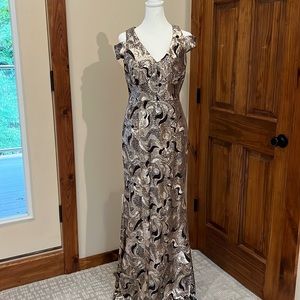 Gown - black and gold